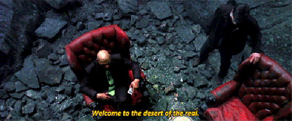 Morpheus ofreciendo la píldora